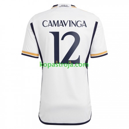 Billiga Fotbollströjor Real Madrid Camavinga 12 Hemma tröja 2023/24 Kortärmad